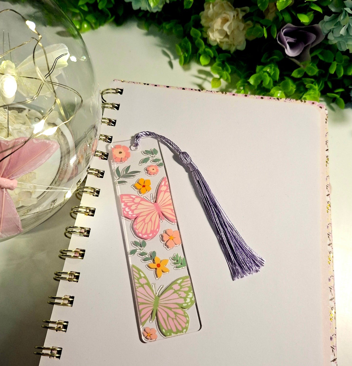 Zakładka „Motyle i kwiaty”