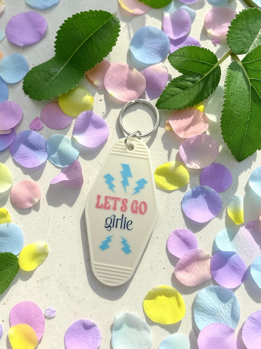 Brelok „Let’s go girlie” – retro motelowy
