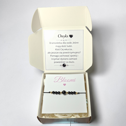 Bransoletka Onyks