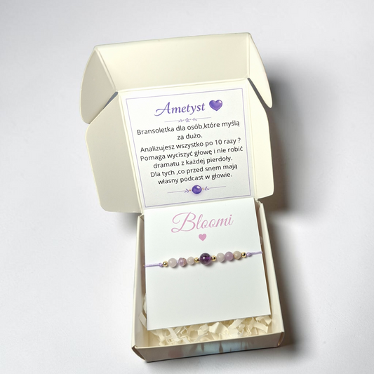 Bransoletka Ametyst