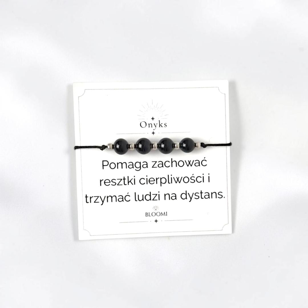 Bransoletka z onyksem