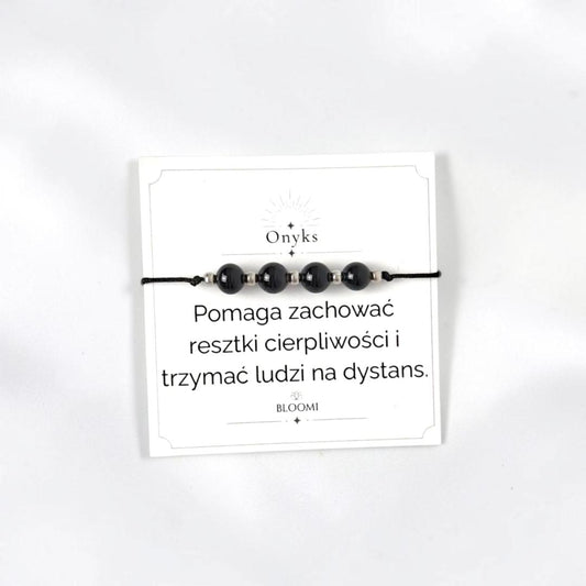 Bransoletka z onyksem