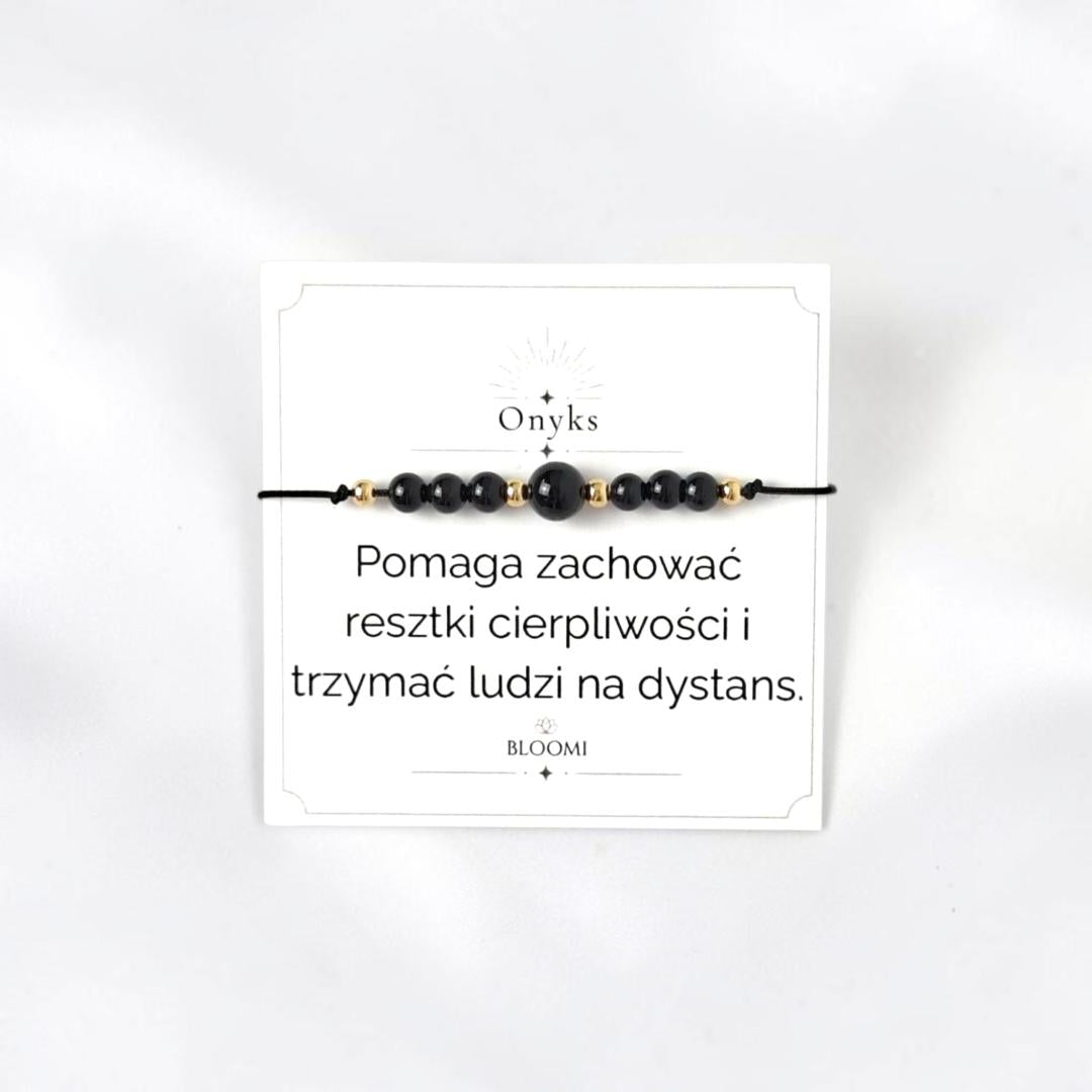 Bransoletka z onyksem