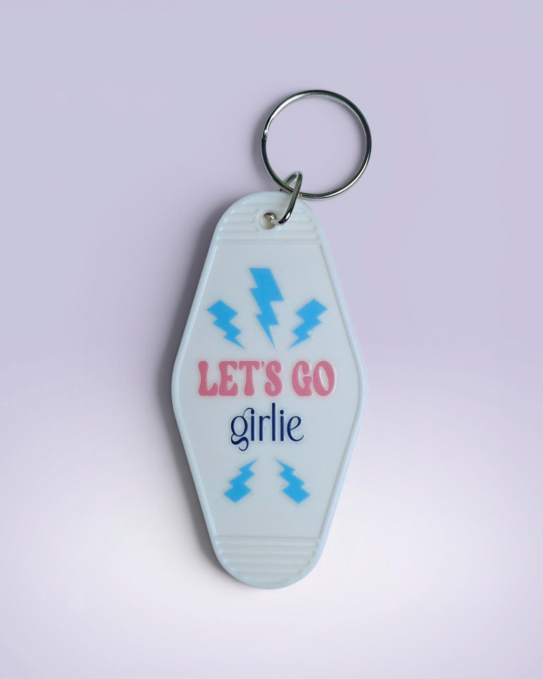 Brelok „Let’s go girlie” – retro motelowy