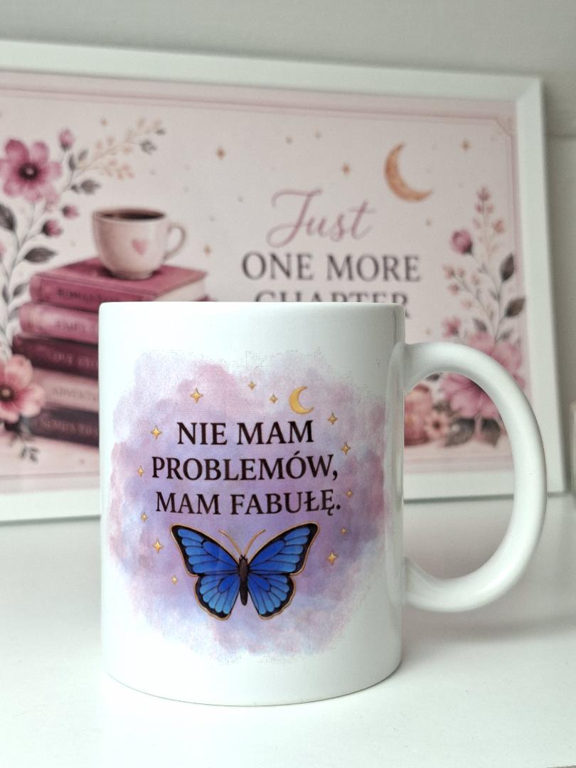 Kubek „Nie mam problemów, mam fabułę”