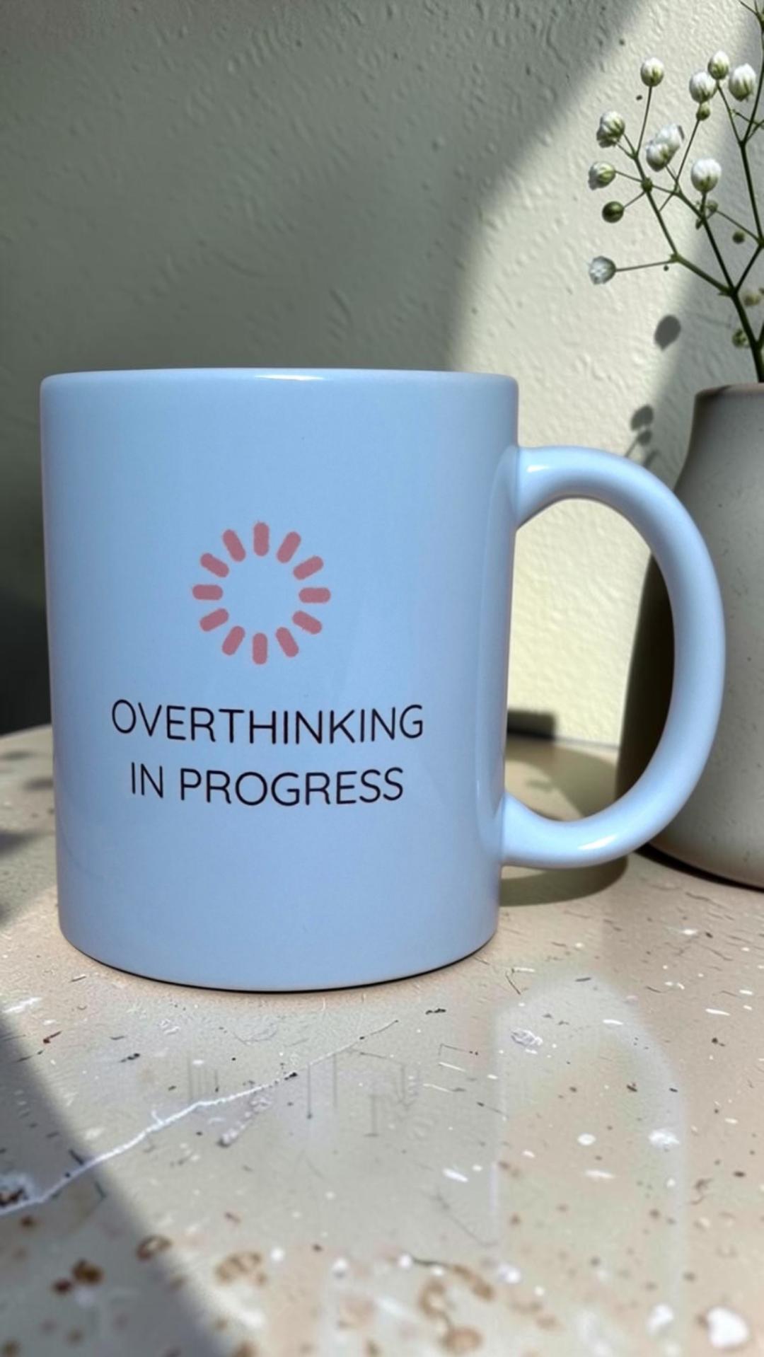 Kubek „Overthinking in Progress”