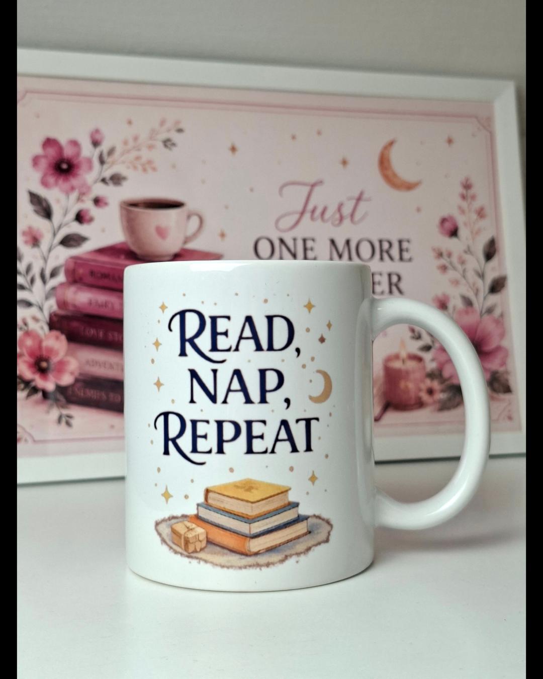 Kubek „Read, Nap, Repeat”
